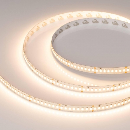 Светодиодная лента Arlight 20W/m 200LED/m 2835SMD теплый белый 5M UL-A200-10mm 24V Warm2700 037222 цвет белый, мощность 100 Вт