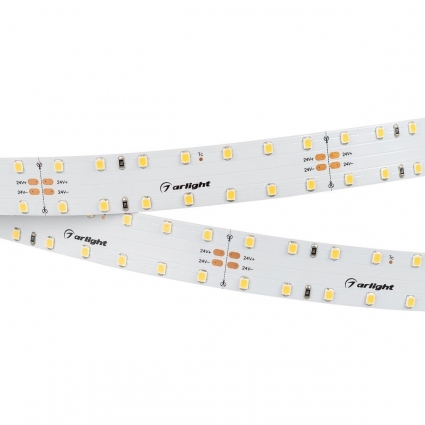 Светодиодная лента Arlight 22W/m 140LED/m 2835SMD теплый белый 4,7M RT-A140-20mm 24V Warm3000 028005(2), цвет белый, мощность 103.4 Вт