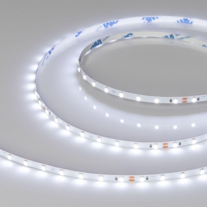 Светодиодная лента Arlight 5W/m 80LED/m 2835SMD холодный белый 5M RT-A80-5mm 24V Cool 8K 037799 цвет белый, мощность 25 Вт