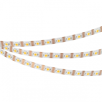 Светодиодная лента Arlight 9,3W/m 60LED/m 5060SMD теплый белый 5M SPI-B60-10mm 12V Warm3000-PX1-RAM 037827, цвет белый, мощность 46.5 Вт
