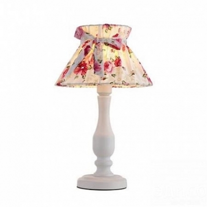 Настольная лампа Arte Lamp Margherita A7028LT-1WH цвет белый, мощность 60 Вт