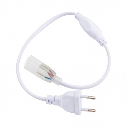 Шнур питания для светодиодной ленты OGM 220В smd2835 120д/м IP44 PS3-77 цвет белый