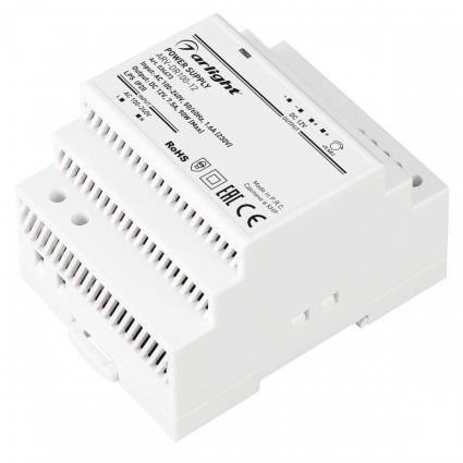 Блок питания Arlight ARV-DR100-12 12V 90W IP20 7,5A 034673, цвет белый