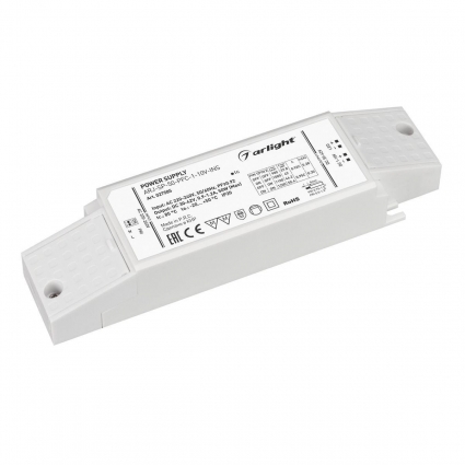Драйвер Arlight ARJ-SP-50-PFC-1-10V-INS 30-42V 50W IP20 0,9-1,2A 027585, цвет белый