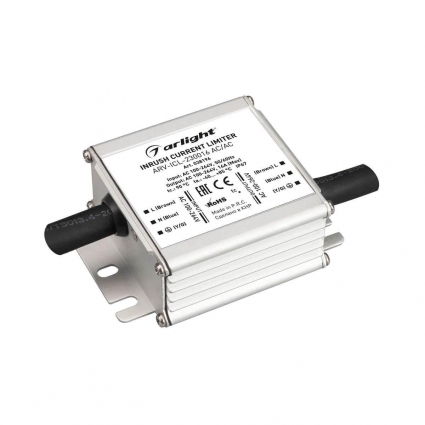 Ограничитель пускового тока Arlight ARV-ICL-230016 AC/AC 100-264V IP67 16A 038196 цвет серый