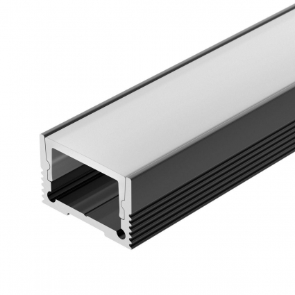 Профиль Arlight SL-Slim20-H13-2000 Black 037112 цвет черный