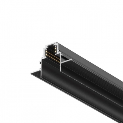 Шинопровод магнитный однофазный Maytoni Busbar trunkings Gravity TRX010-421B в стиле модерн, цвет черный