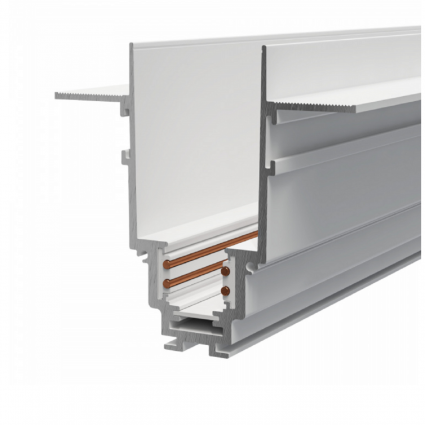 Шинопровод магнитный однофазный Maytoni Busbar trunkings Gravity TRX010-423W в стиле модерн, цвет белый