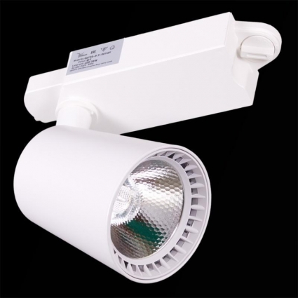 Трековый светильник Reluce 06130-9.3-001QY LED30W WT в современном стиле, цвет белый