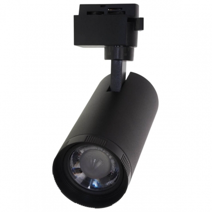 Трековый светодиодный светильник Volpe ULB-Q261 20W/4000K/AC BLACK UL-00009629 в современном стиле, цвет черный