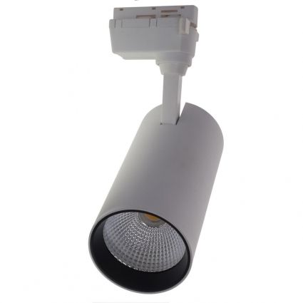 Трековый светодиодный светильник Volpe ULB-Q277 40W/4000К WHITE UL-00008057 в современном стиле, цвет белый