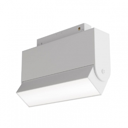 Трековый светодиодный светильник Maytoni Technica Basis Rot TR075-2-10W3K-W в стиле Хай-тек, цвет белый