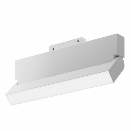 Трековый светодиодный светильник Maytoni Technica Basis Rot TR075-2-20W4K-W в стиле Хай-тек, цвет белый