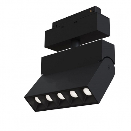 Трековый светодиодный светильник Maytoni Technica Points Rot TR077-2-10W4K-B в стиле Хай-тек, цвет черный