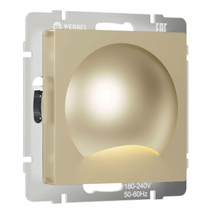 Встраиваемая LED подсветка Werkel Monn шампань W1154411 4690389179242 в современном стиле, цвет шампань