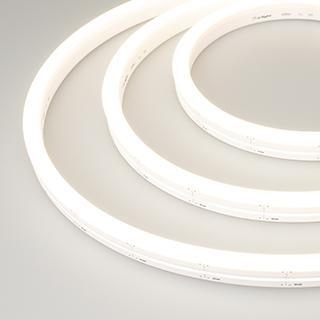 Гибкий неон Arlight 9,6W/m 140LED/m 2835SMD дневной белый 5M Monnlight-Side-A140-12x17mm 24V Day4000 038797, цвет белый, мощность 48 Вт