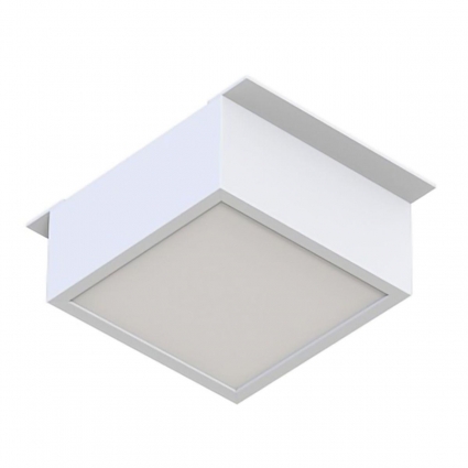 Встраиваемый светодиодный светильник Arlight DL-Grigliato-S90x90-12W Day4000 038335 в современном стиле, цвет белый