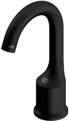Смеситель для раковины GPD Photocell FLB11-S черный сенсорный, высота излива 16 см