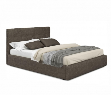 Кровать LASKA Family Selesta 180х200 коричневого цвета с подъемным механизмом, с изголовьем, без ящиков