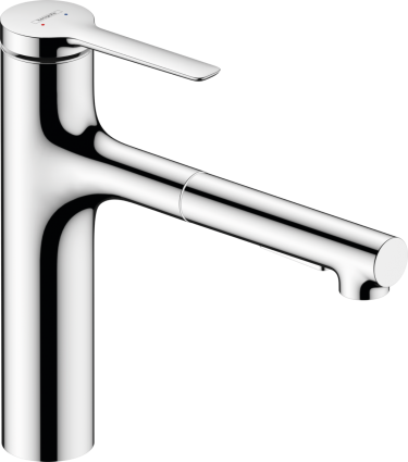 Смеситель для кухни Hansgrohe Zesis M33 74801000 хром однорычажный, высота излива 16.3 см