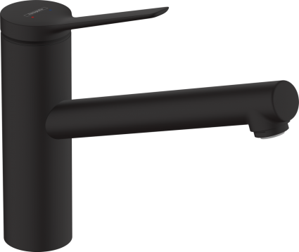 Смеситель для кухни Hansgrohe Zesis M33 74802670 черный матовый однорычажный, высота излива 15 см