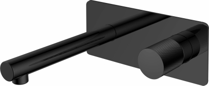Смеситель для раковины Boheme Stick 125-BB.2 С ВНУТРЕННЕЙ ЧАСТЬЮ, touch black, однорычажный, черный