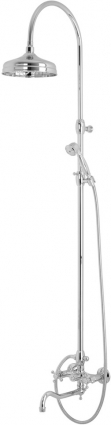 Душевая стойка Migliore Lady 31845 хром штанга 181 см,  в стиле ретро
