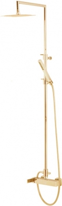 Душевая стойка Migliore Kvant Gold 31861 золото, штанга 159 см