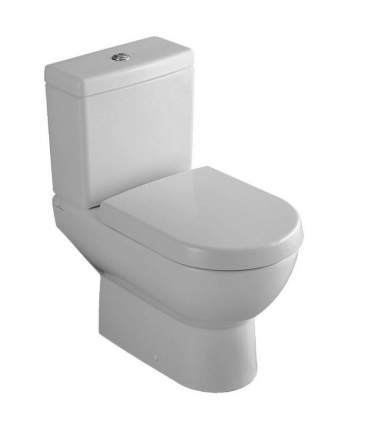 Унитаз-компакт Villeroy & Boch Subway alpin белый, овальный, 37x68 см