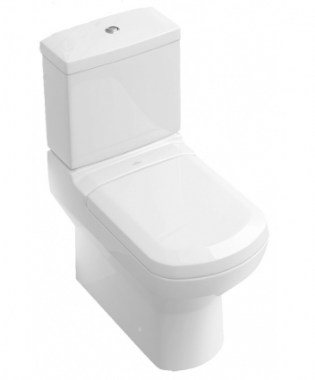Унитаз-компакт Villeroy & Boch Sentique alpin белый, овальный, 37.5x70.5 см