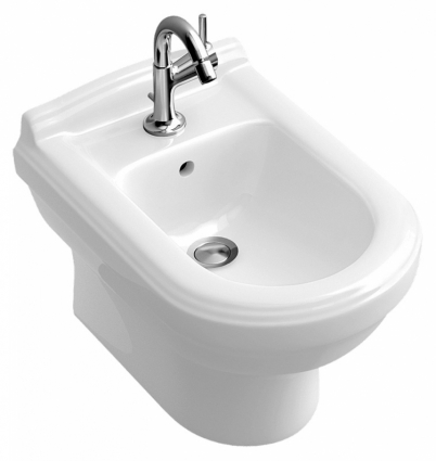 Биде подвесное Villeroy & Boch Hommage alpin цвет белый, овальное, 37x60 см