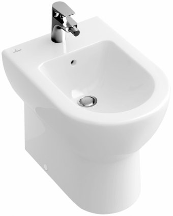 Биде напольное Villeroy & Boch Subway alpin цвет белый, овальное, 37x57 см