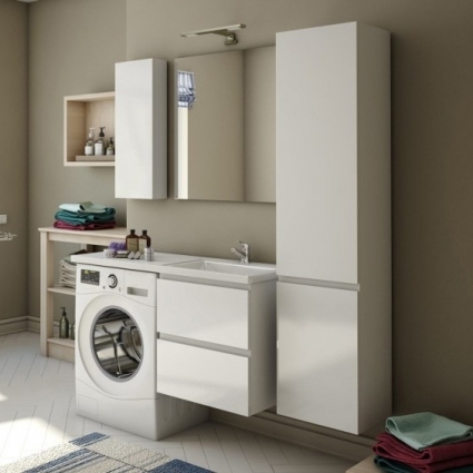 Мебель для ванной Эстет Dallas Luxe 100 R подвесная, 2 ящика, глянцевая, с дверками