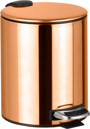 Мусорное ведро Bemeta Coral 158315010 gold copper polished напольное,  в современном стиле