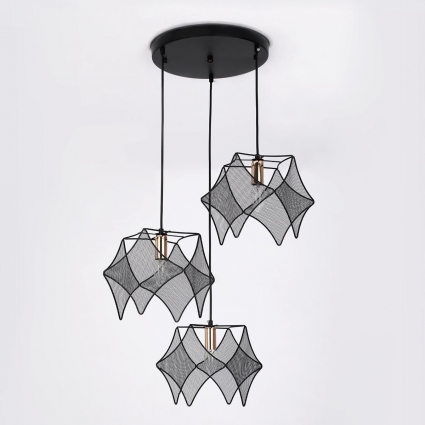 Подвесная люстра Ambrella light Traditional TR8427 цвет черный, мощность 180 Вт