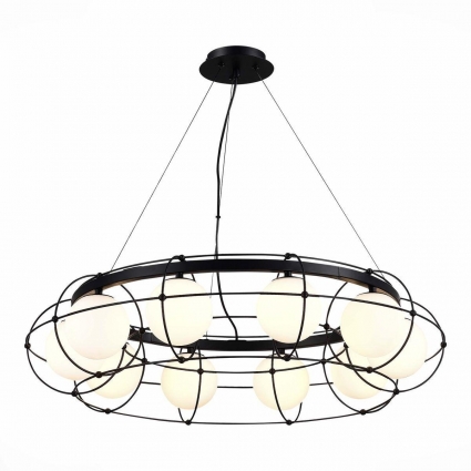 Подвесная люстра ST Luce Asolo SL1189.403.10 в стиле Хай-тек, цвет белый