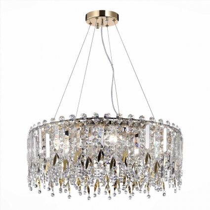 Подвесная люстра ST Luce Desio SL1655.203.08 в стиле модерн, цвет золотой