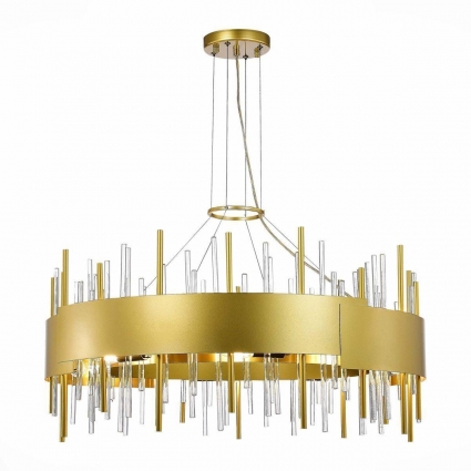 Подвесная люстра ST Luce Olvera SL1633.203.16 в стиле модерн, цвет матовое золото