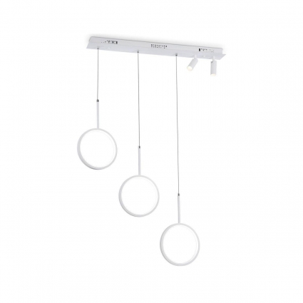 Подвесной светодиодный светильник Ambrella light Comfort Line FL5277 в стиле Хай-тек, цвет белый