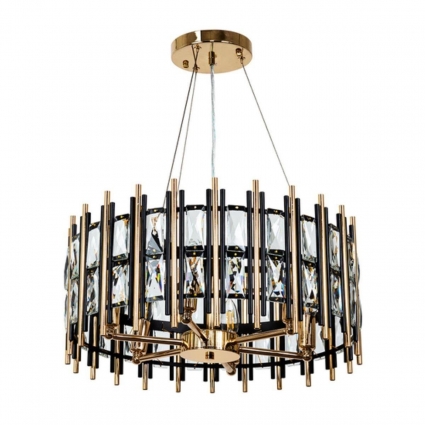 Подвесная люстра Arte Lamp Alruba A1043SP-6BK в стиле модерн, цвет черный