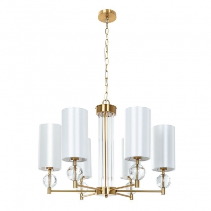 Подвесная люстра Arte Lamp MATAR A4027LM-6PB в стиле модерн, цвет медь