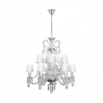 Подвесная люстра Loft IT Zenith 10210/12 White в стиле арт-деко, цвет белый