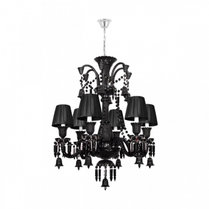 Подвесная люстра Loft IT Zenith 10210/6 Black в стиле арт-деко, цвет черный