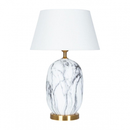 Настольная лампа Arte Lamp Sarin A4061LT-1PB в классическом стиле, цвет белый