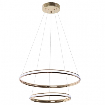 Подвесной светодиодный светильник Arte Lamp Meridiana A2198SP-2GO в современном стиле, цвет золотой