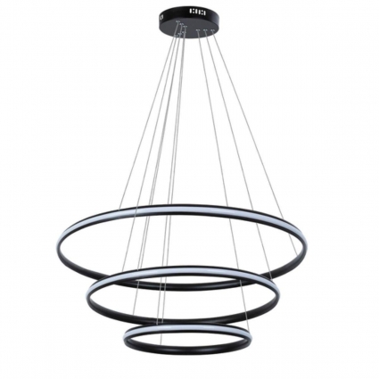 Подвесной светодиодный светильник Arte Lamp Meridiana A2198SP-3BK в современном стиле, цвет черный