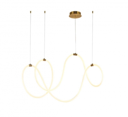Подвесной светодный светильник Arte Lamp Klimt A2850SP-80PB в стиле Хай-тек, цвет белый