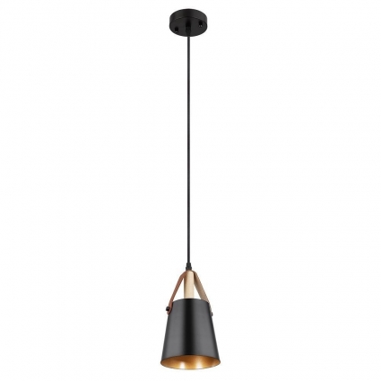 Подвесной светильник Arte Lamp THOMAS A7032SP-1BK в стиле лофт, цвет черный