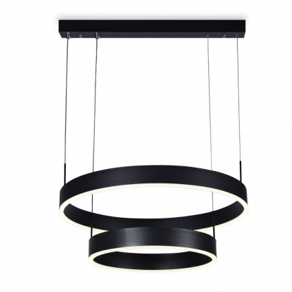 Подвесной светодиодный светильник Ambrella light ACRYLICA FA6612 в стиле Хай-тек, цвет черный