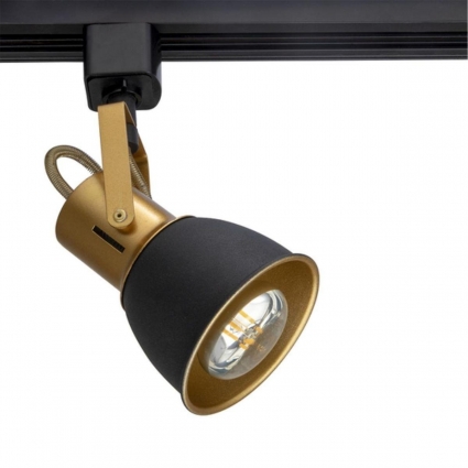 Трековый светильник Arte Lamp Jovi A1677PL-1GO в стиле модерн, цвет черный